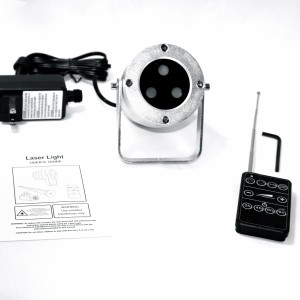 OUR BEST SELLING LASER-  YardIllumination – Commercial Grade RGB Series – Red-Green-Blue Moving Laser (Silver Body) YI-3-SLV-M-RGB